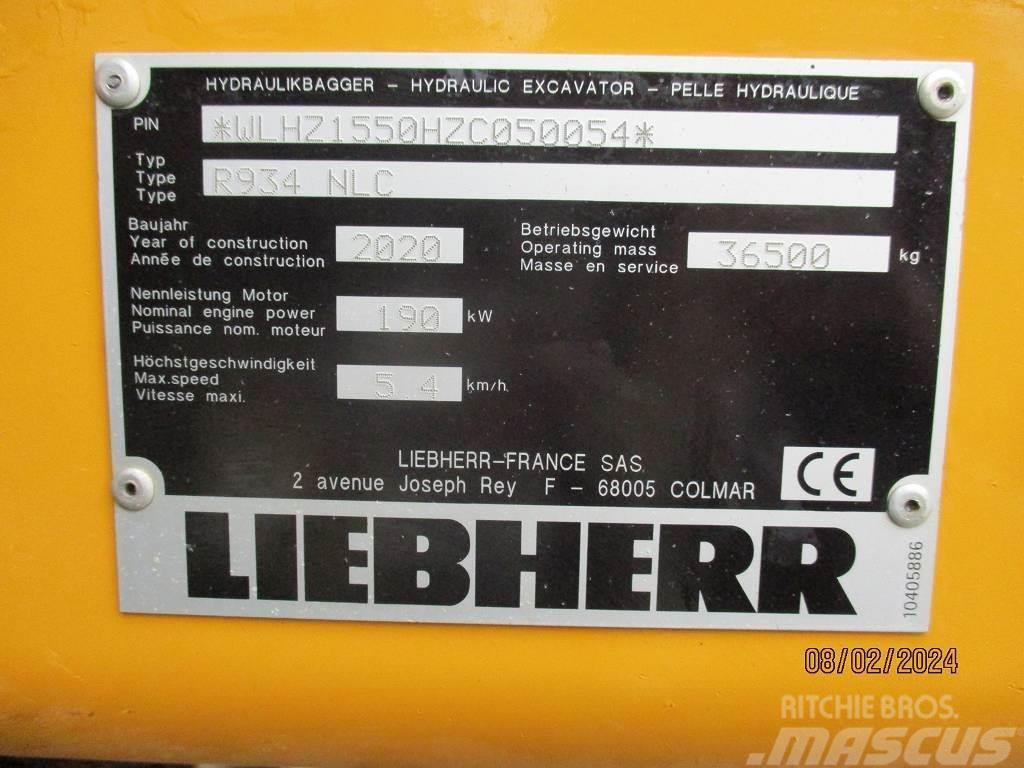 Liebherr R 934 Litronic Lánctalpas kotrók