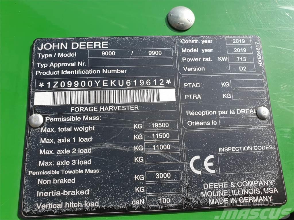 John Deere 9900 Szecskázók