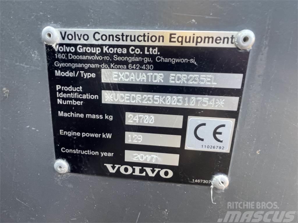Volvo ECR235EL Lánctalpas kotrók