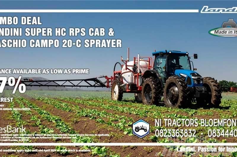Landini PROMO - Landini Super HC RPS CAB & Maschio Sprayer Traktorok