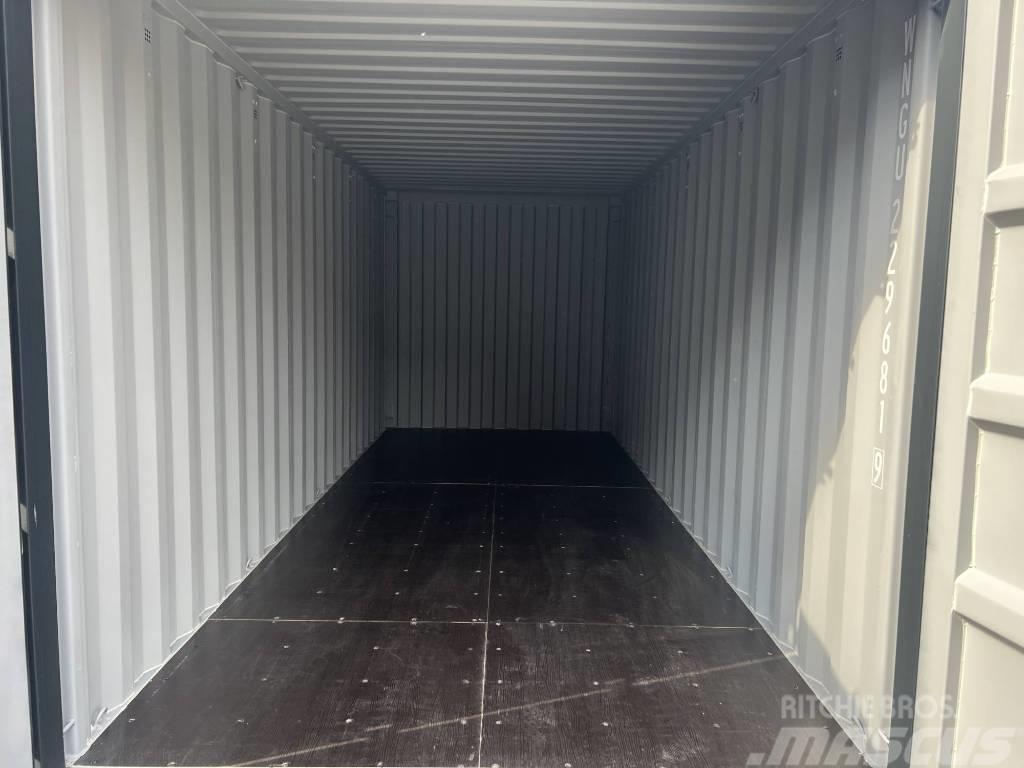  20' DV Lagercontainer ONE WAY Seecontainer/RAL7016 Raktárkonténerek