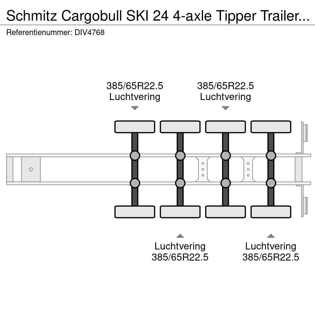 Schmitz Cargobull SKI 24 4-axle Tipper Trailer (4 units) Billenő félpótkocsik