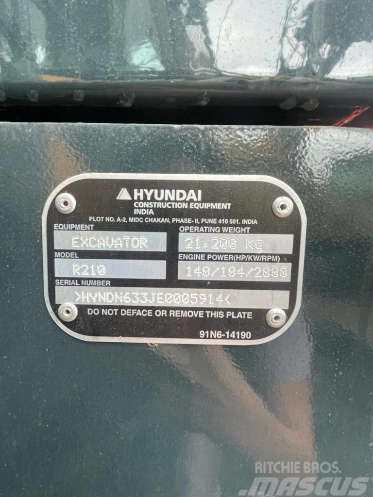 Hyundai R210 Lánctalpas kotrók