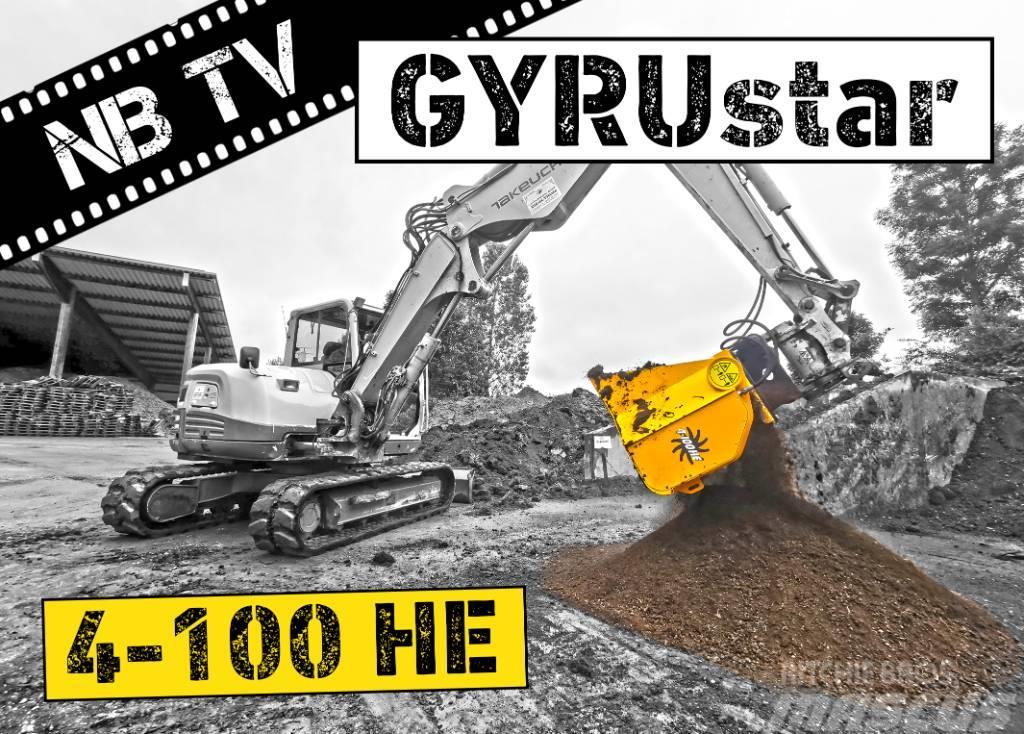 Gyru-Star 4-100HE | Siebschaufel Bagger ab 7 t Rotátoros törőkanalak