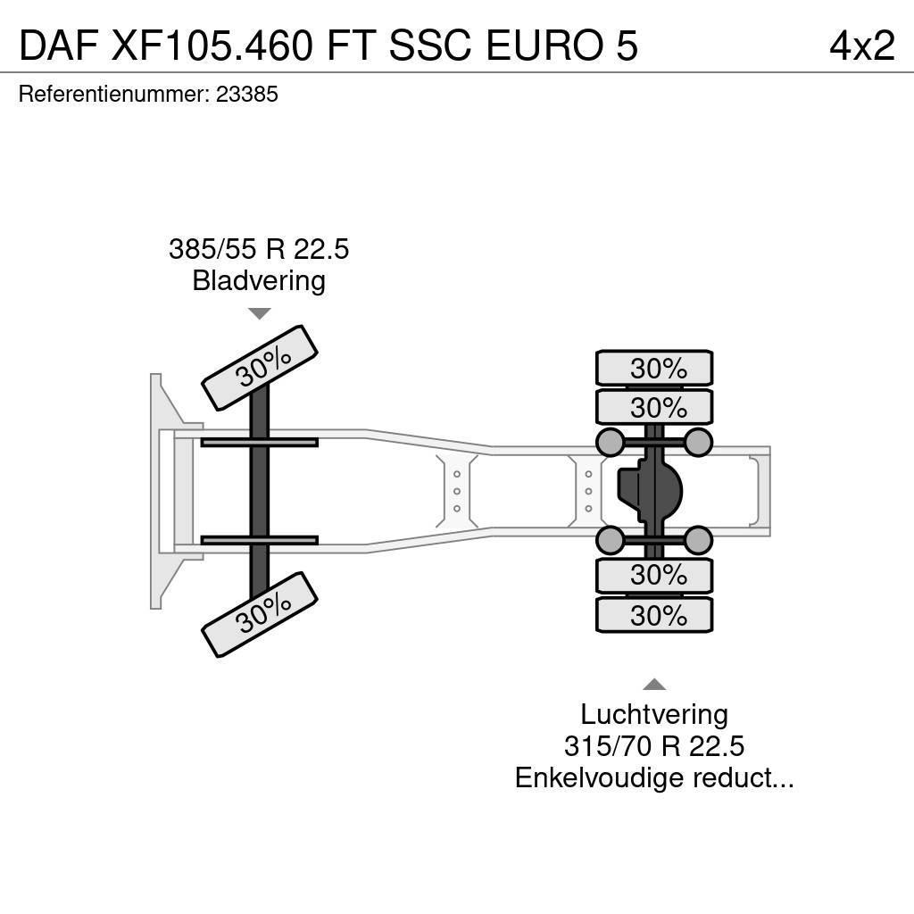 DAF XF105.460 FT SSC EURO 5 Nyergesvontatók