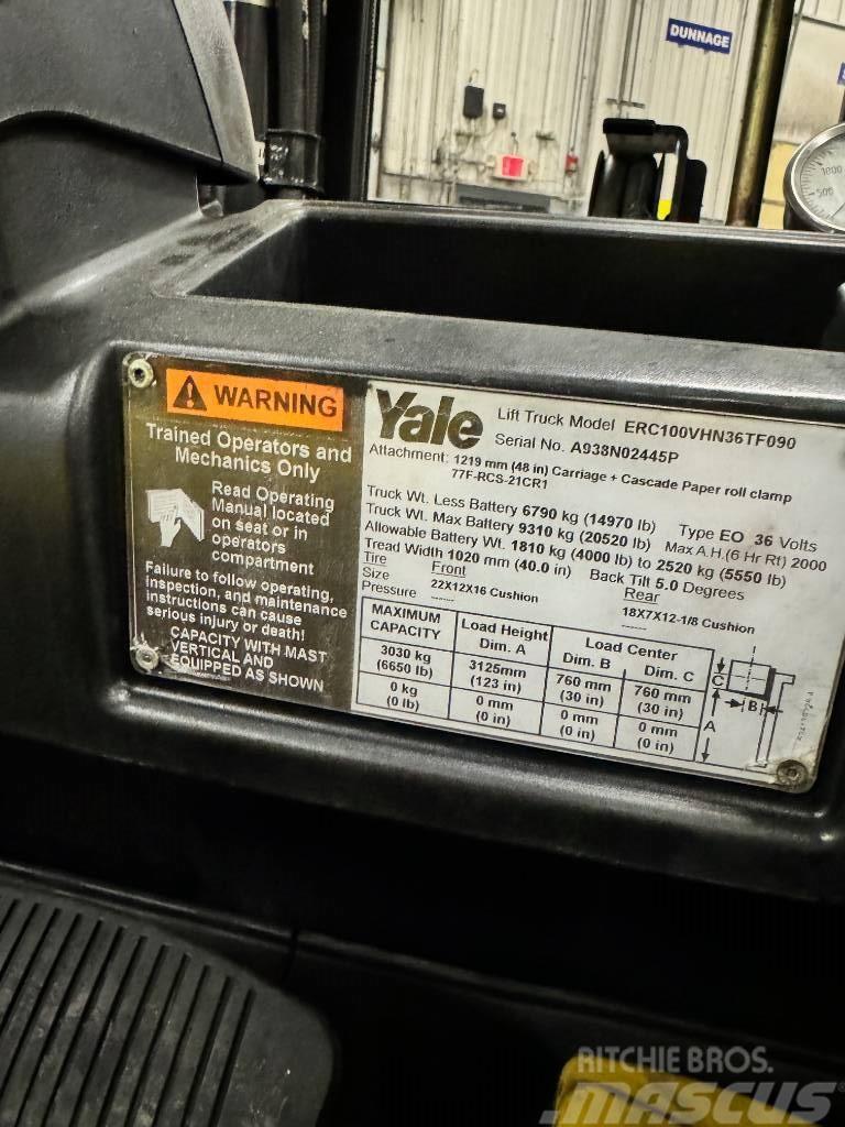 Yale ERC100VH Elektromos targoncák
