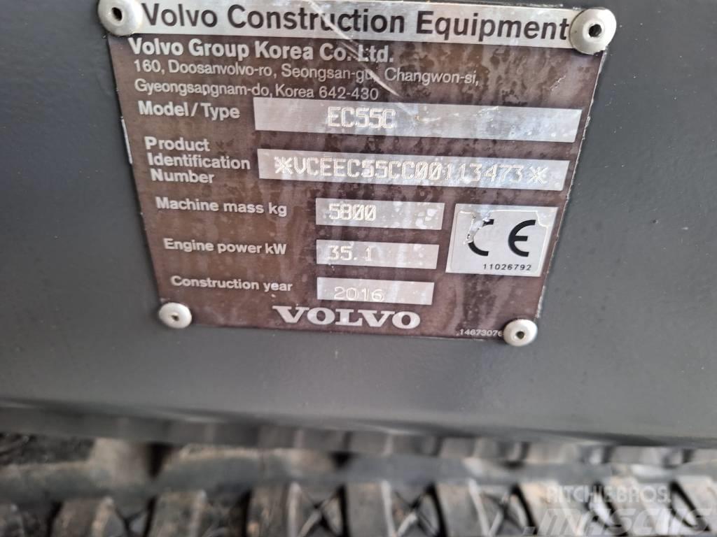 Volvo EC 55 C Mini kotrók < 7t