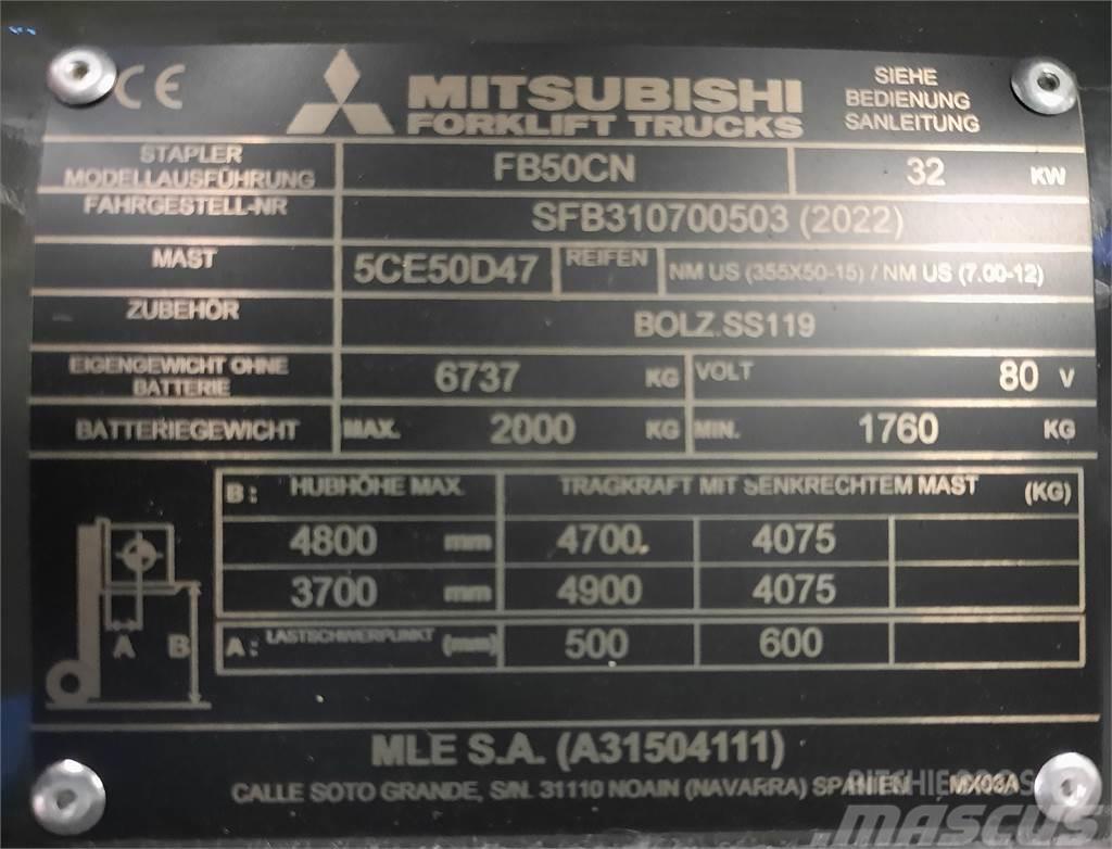 Mitsubishi FB50CN Elektromos targoncák