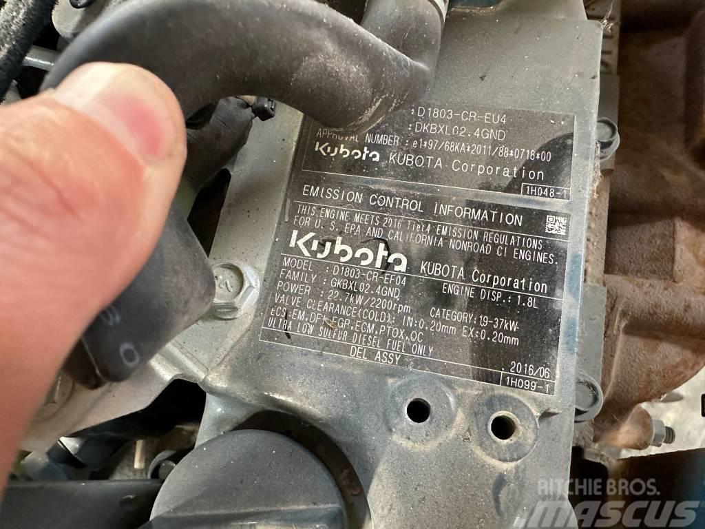 Kubota D1803-CR-EF04 ENGINE Motorok