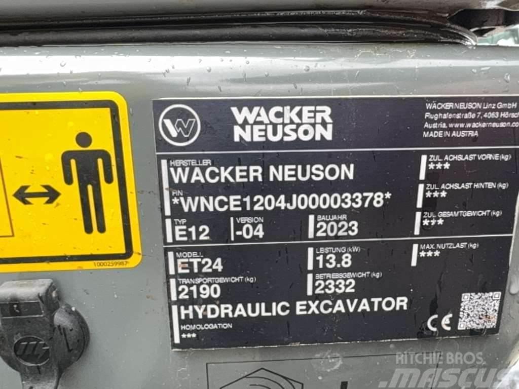 Wacker Neuson ET 24 Mini kotrók < 7t