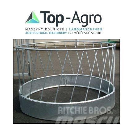 Top-Agro (RRF24) Round feeder, galvanized for 24 sheep, NEW Állat etetők, itatók