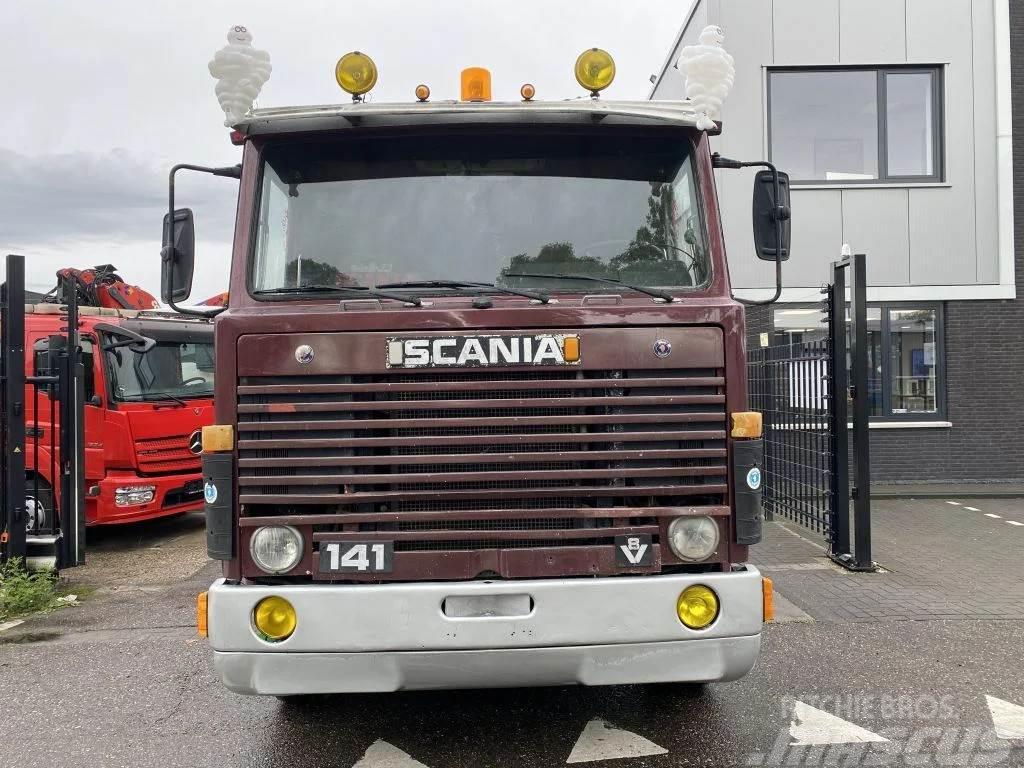 Scania LB141 V8 141 V8 - 6X2 - BOX 7,35 METER Platós / Ponyvás teherautók