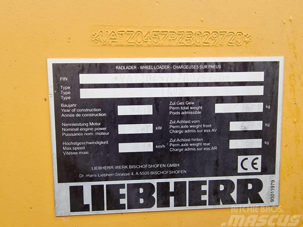 Liebherr L 576 2PLUS2 Bj 2012' Gumikerekes homlokrakodók