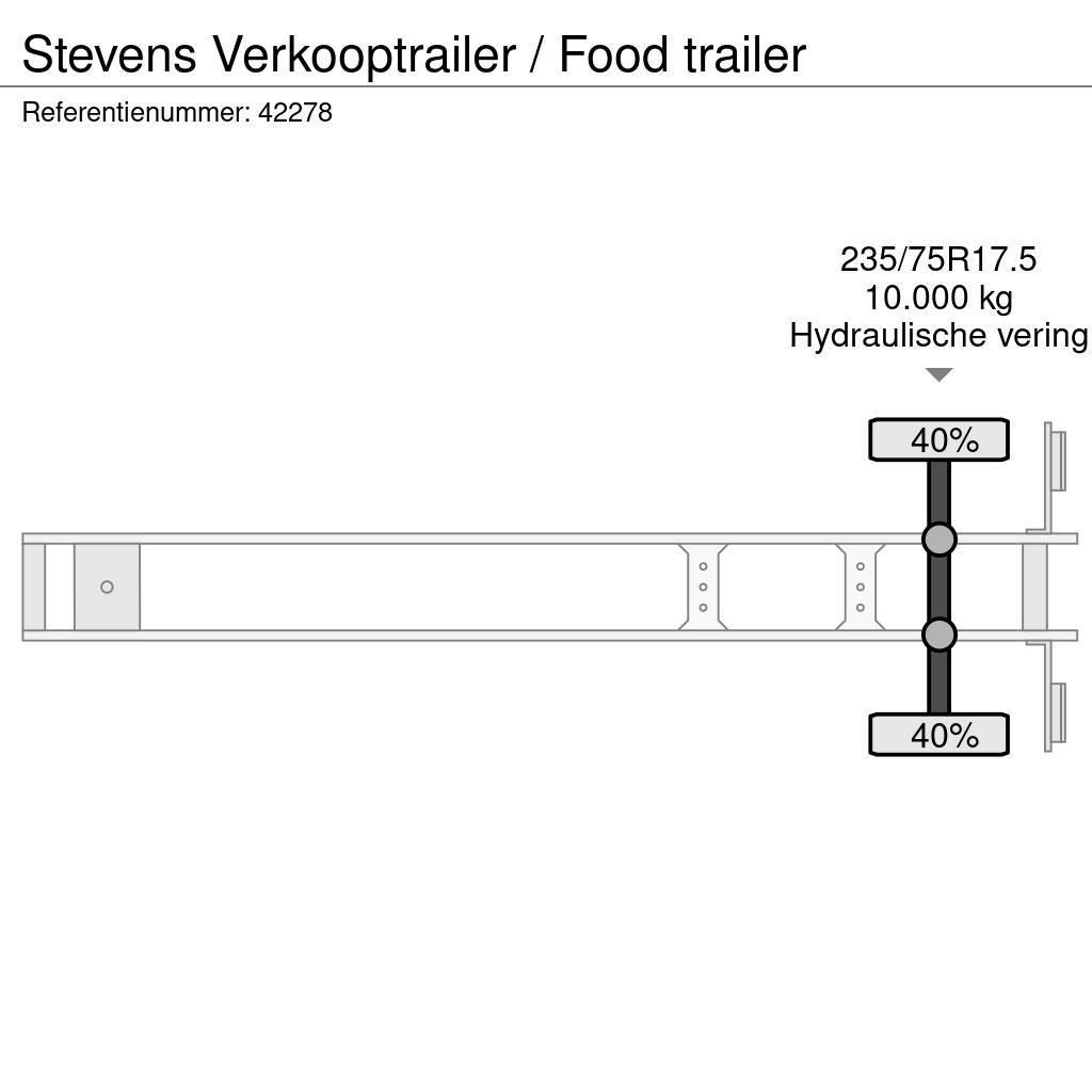 Stevens Verkooptrailer / Food trailer Hűtős félpótkocsik