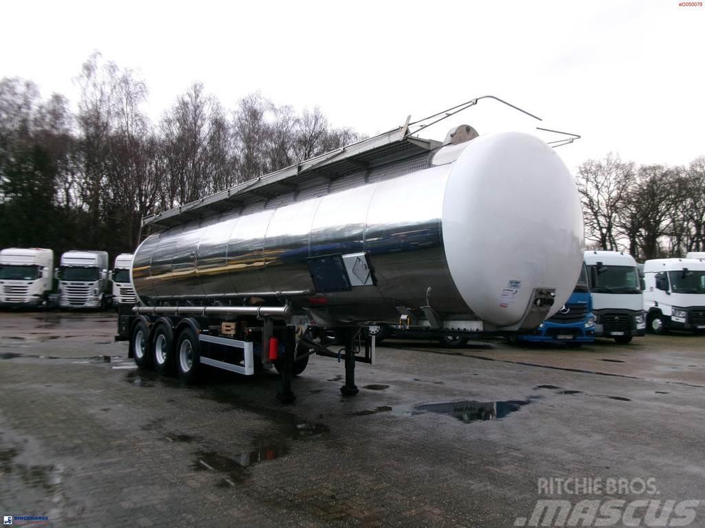 Indox Chemical tank inox L4BH 33.5 m3 / 1 comp Tartályos félpótkocsik
