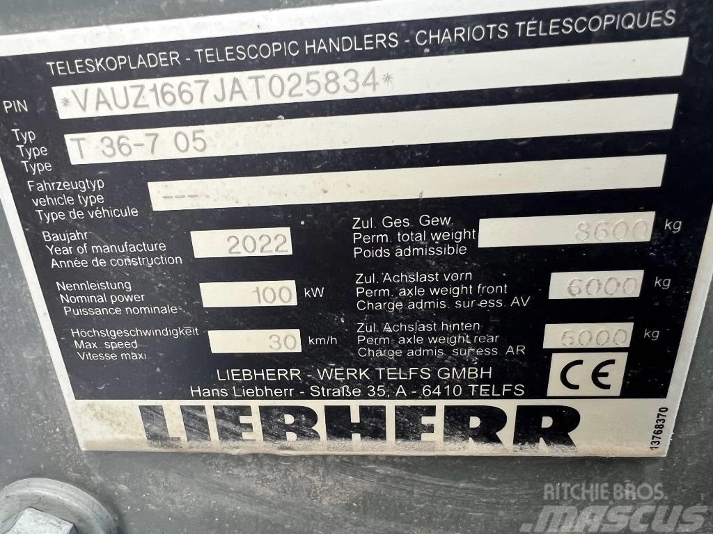 Liebherr T36-7 Teleszkópos rakodók