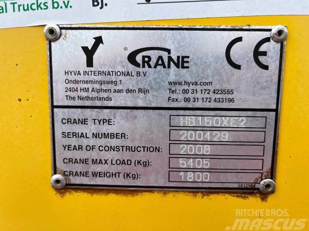 Hyva HB150 XE2 Crane / Kraan / Autolaadkraan / Ladekran Terepdaruk