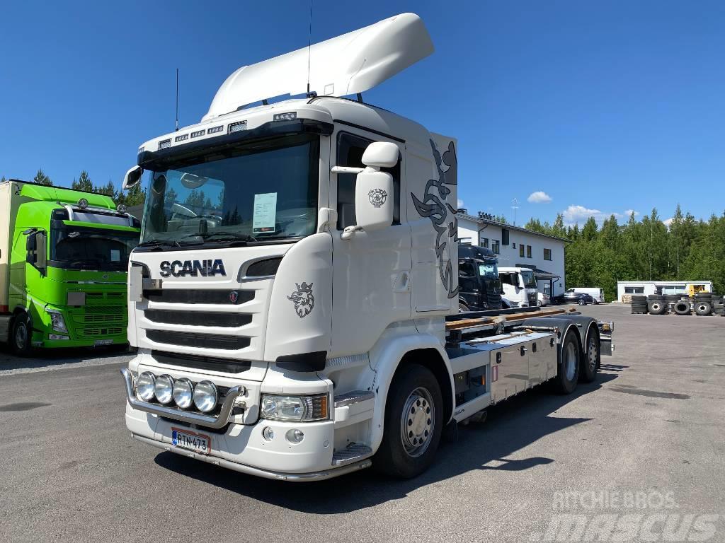 Scania R490 6x2*4 Konténer keretes / Konténeres teherautók