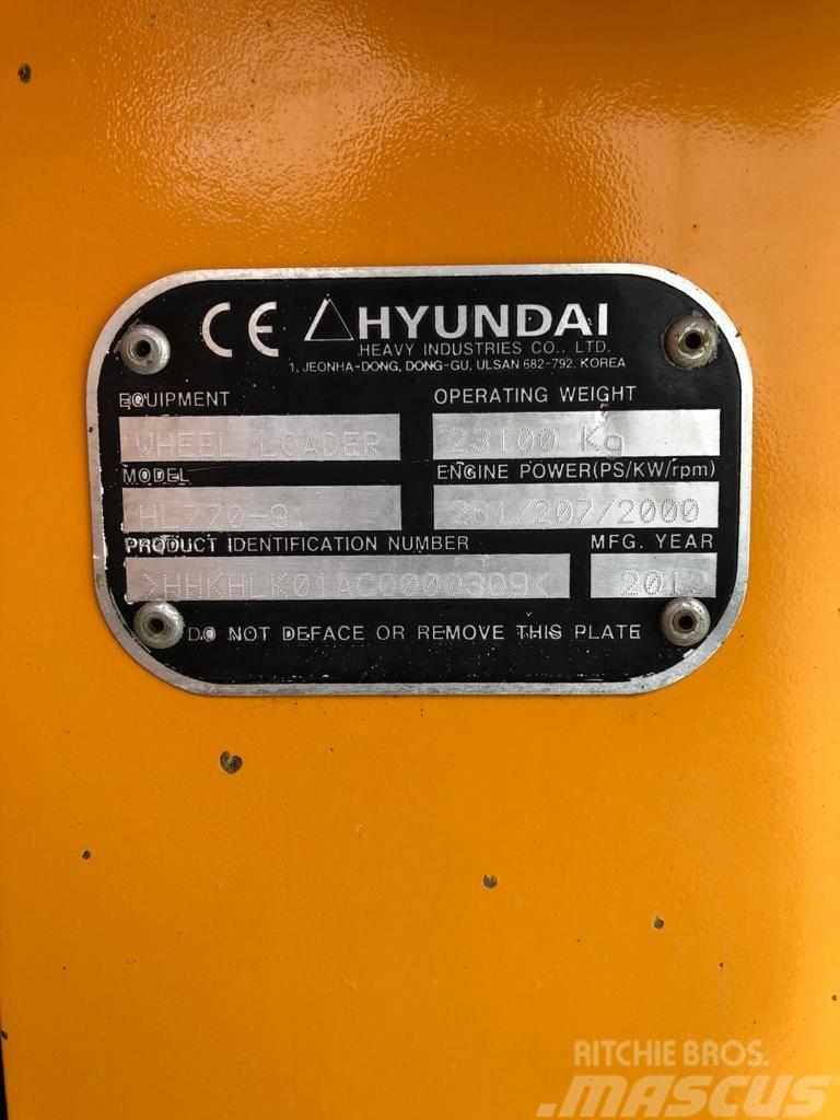 Hyundai HL 770-9 Gumikerekes homlokrakodók