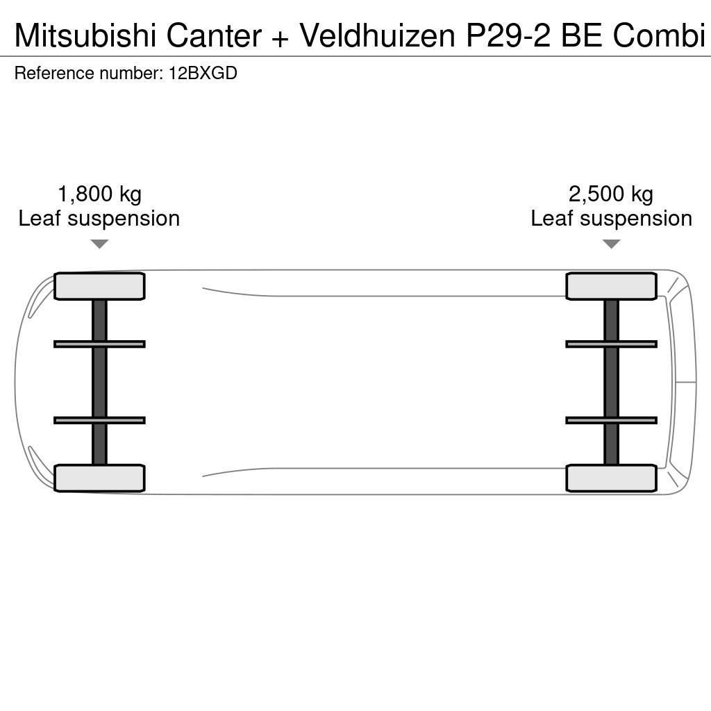 Mitsubishi Canter + Veldhuizen P29-2 BE Combi Egyéb