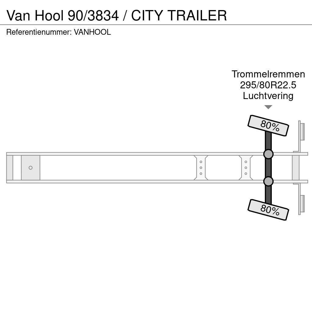 Van Hool 90/3834 / CITY TRAILER Dobozos félpótkocsik