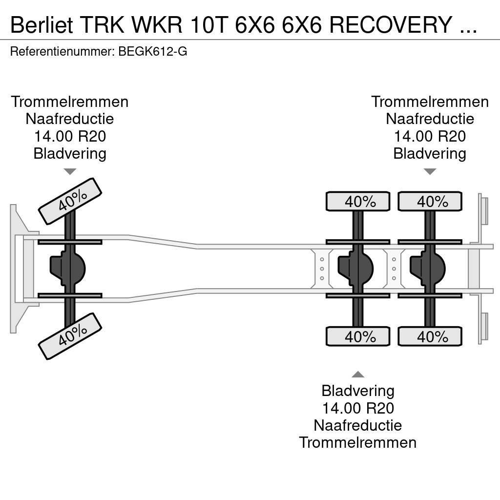 Berliet TRK WKR 10T 6X6 6X6 RECOVERY TRUCK 8589 KM Műszaki mentők