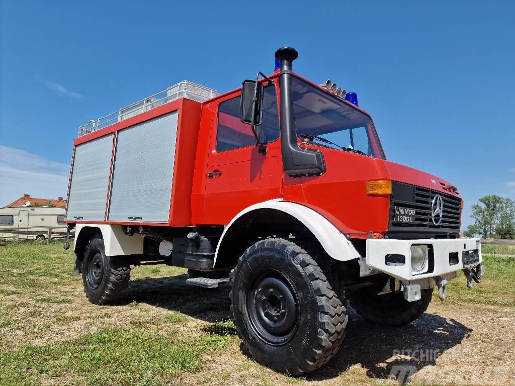 Mercedes-Benz Unimog U1300L Turbo Feuerwehr Műszaki mentők