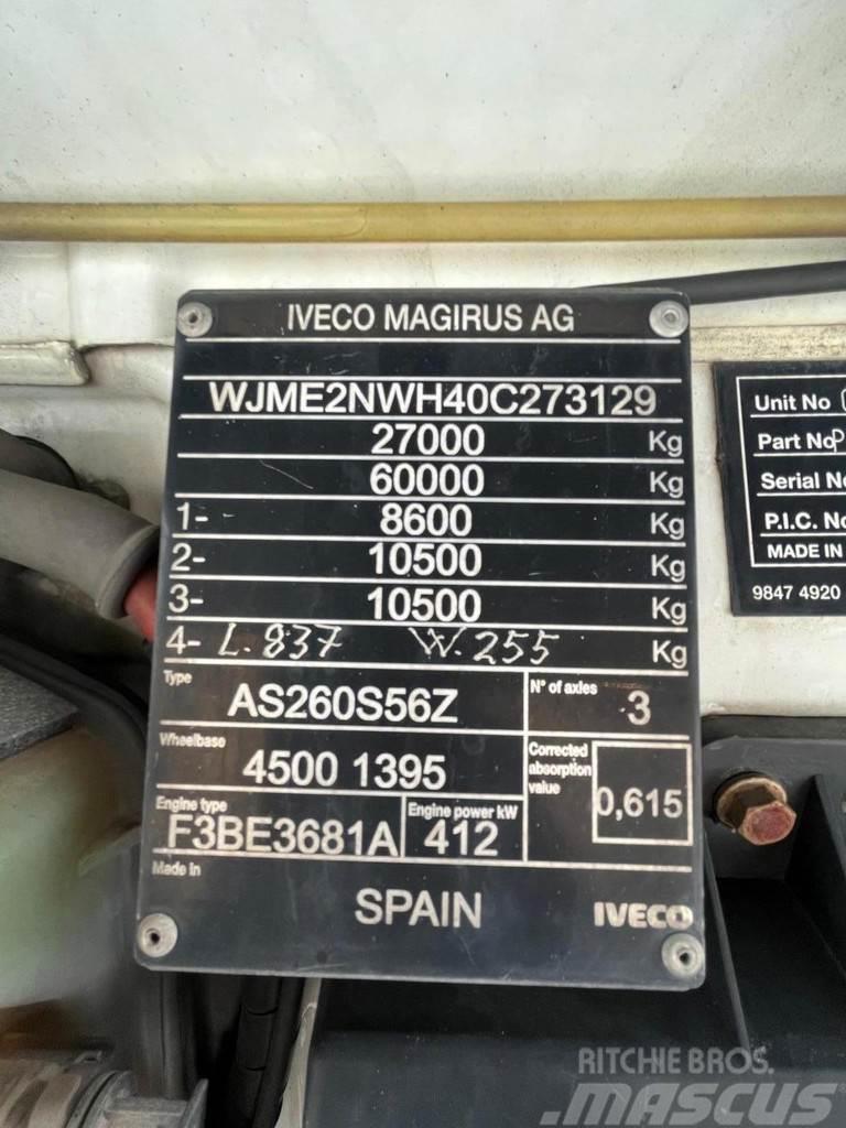 Iveco STRALIS 560 6X4 EURO 5 + HOOKLIFT HIAB Horgos rakodó teherautók