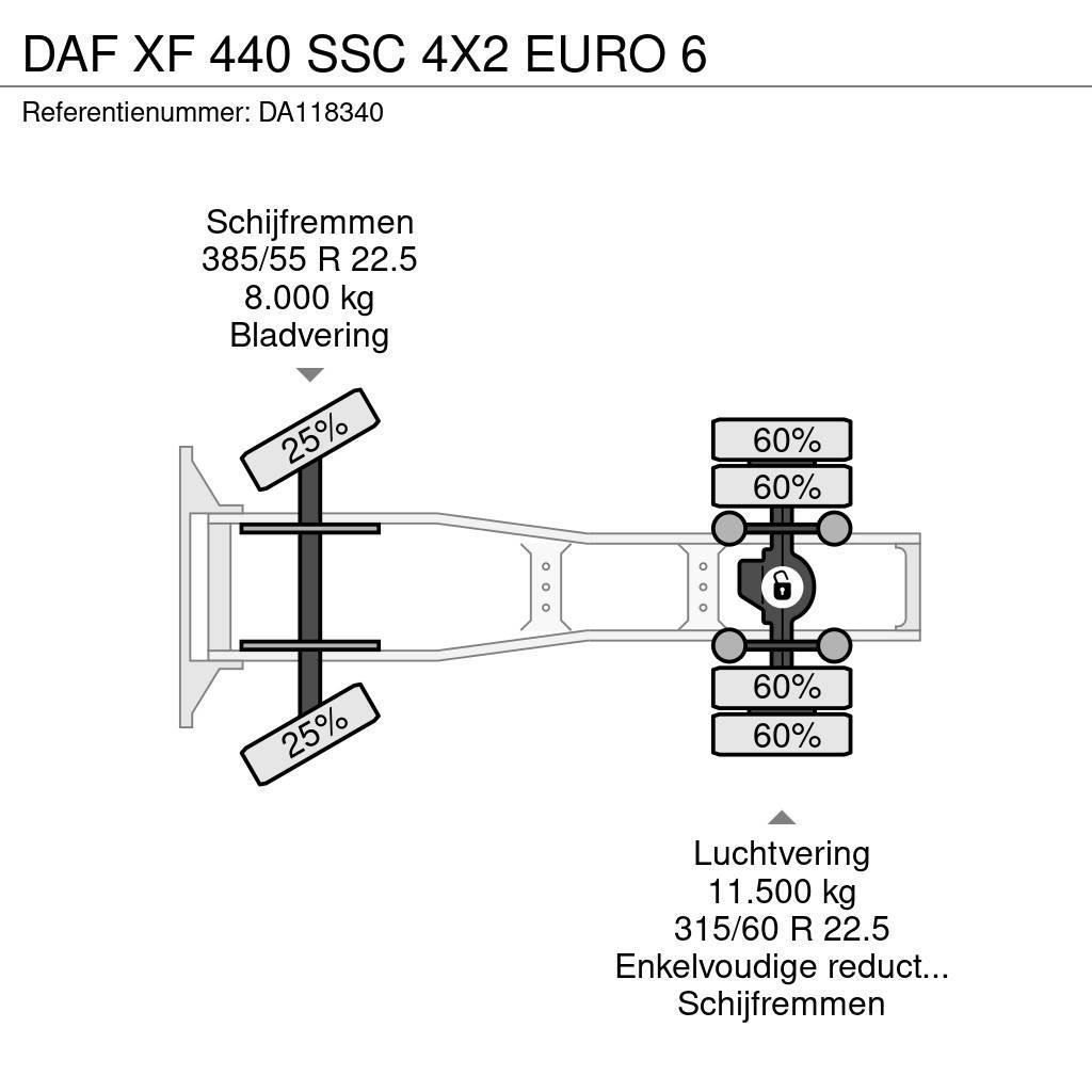 DAF XF 440 SSC 4X2 EURO 6 Nyergesvontatók