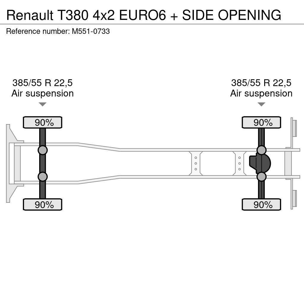 Renault T380 4x2 EURO6 + SIDE OPENING Dobozos teherautók