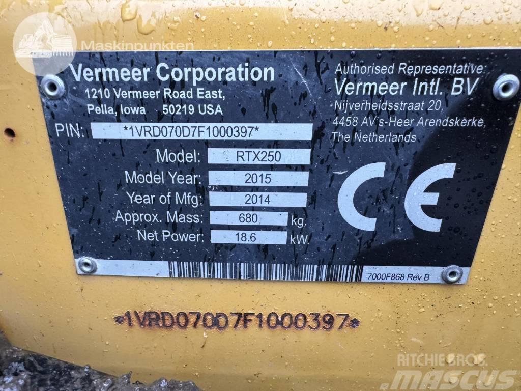 Vermeer RTX250 Árokásók