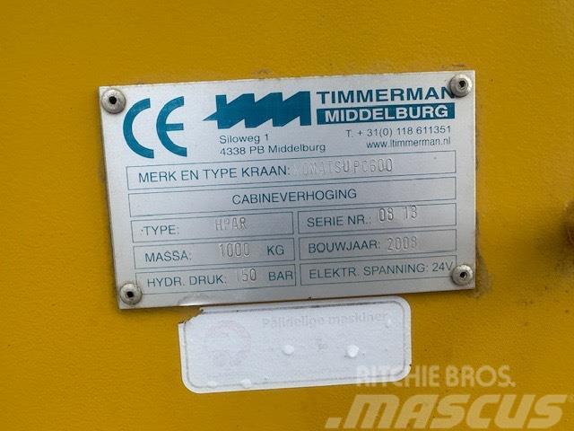 Komatsu PC 600-8 LIFTING CAB Vezetőfülke és belső tartozékok