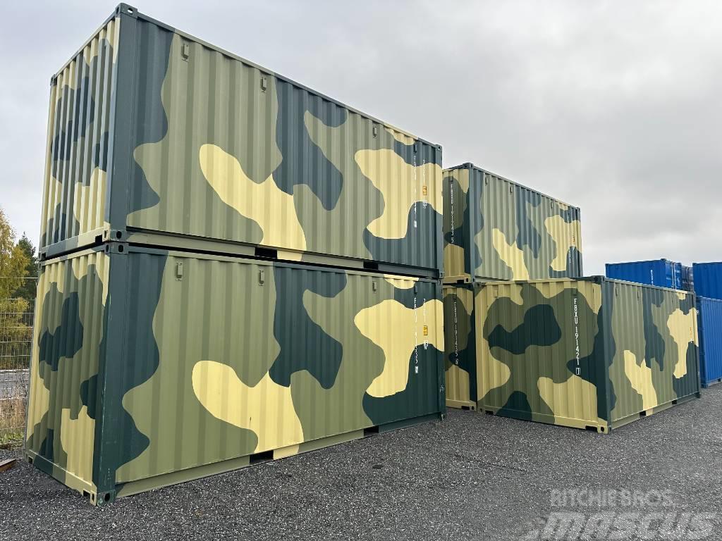  Sjöfartscontainer nya 20fots Camouflage Container Tengeri konténer