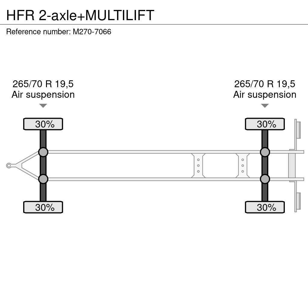 HFR 2-axle+MULTILIFT Egyéb pótkocsik