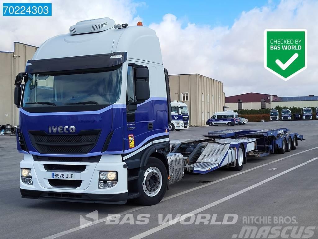 Iveco Stralis 500 4X2 ROLFO Truck transporter Standklima Járműszállítók