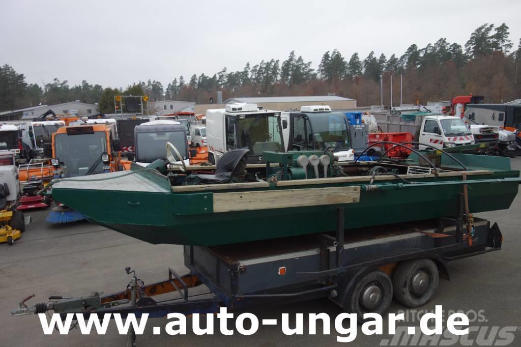 Mulag Mähboot mit Heckmäher Volvo-Penta  Diesel Mulag Tengerpart karbantartó eszközök