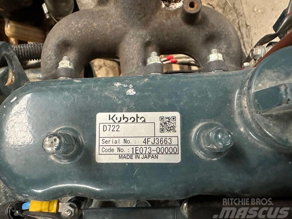 Kubota D 722 ENGINE Motorok