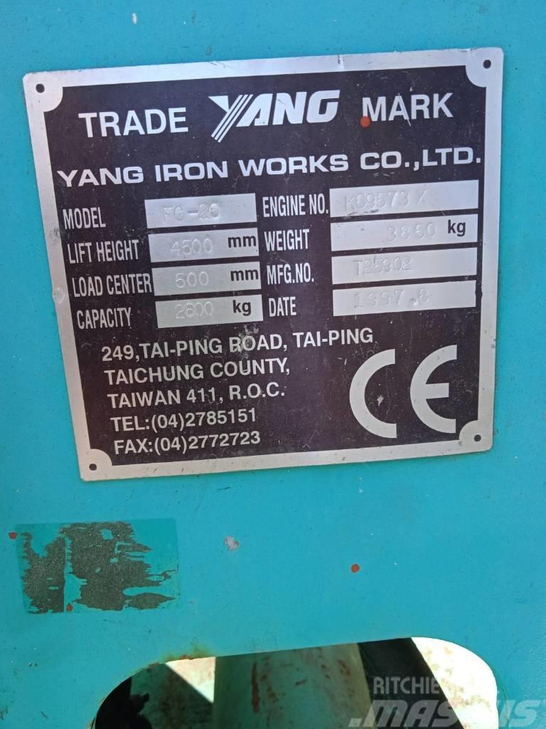 Yang FG20 Gázüzemű targoncák