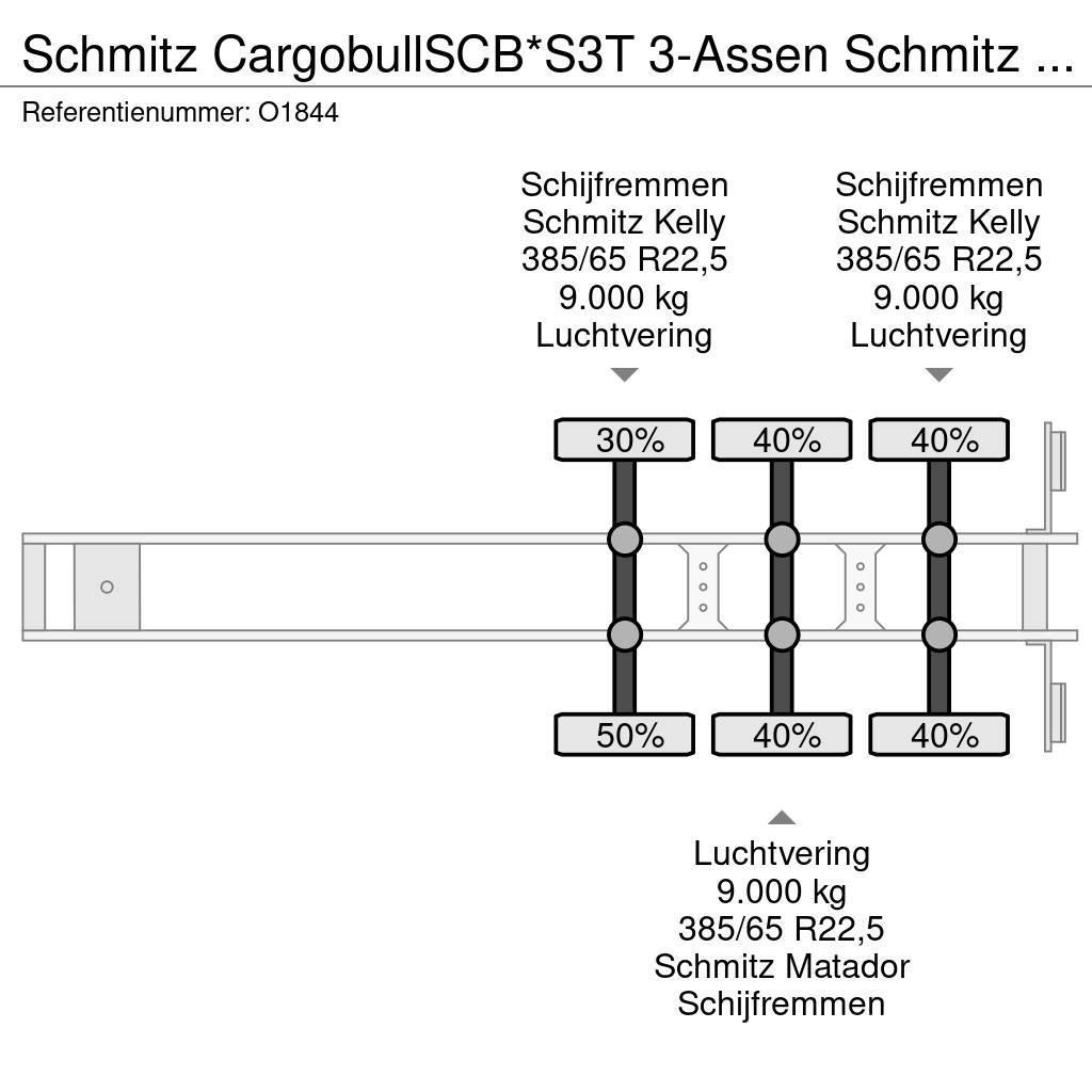 Schmitz Cargobull SCB*S3T 3-Assen Schmitz - Schuifzeilen/dak - Schij Elhúzható ponyvás félpótkocsik