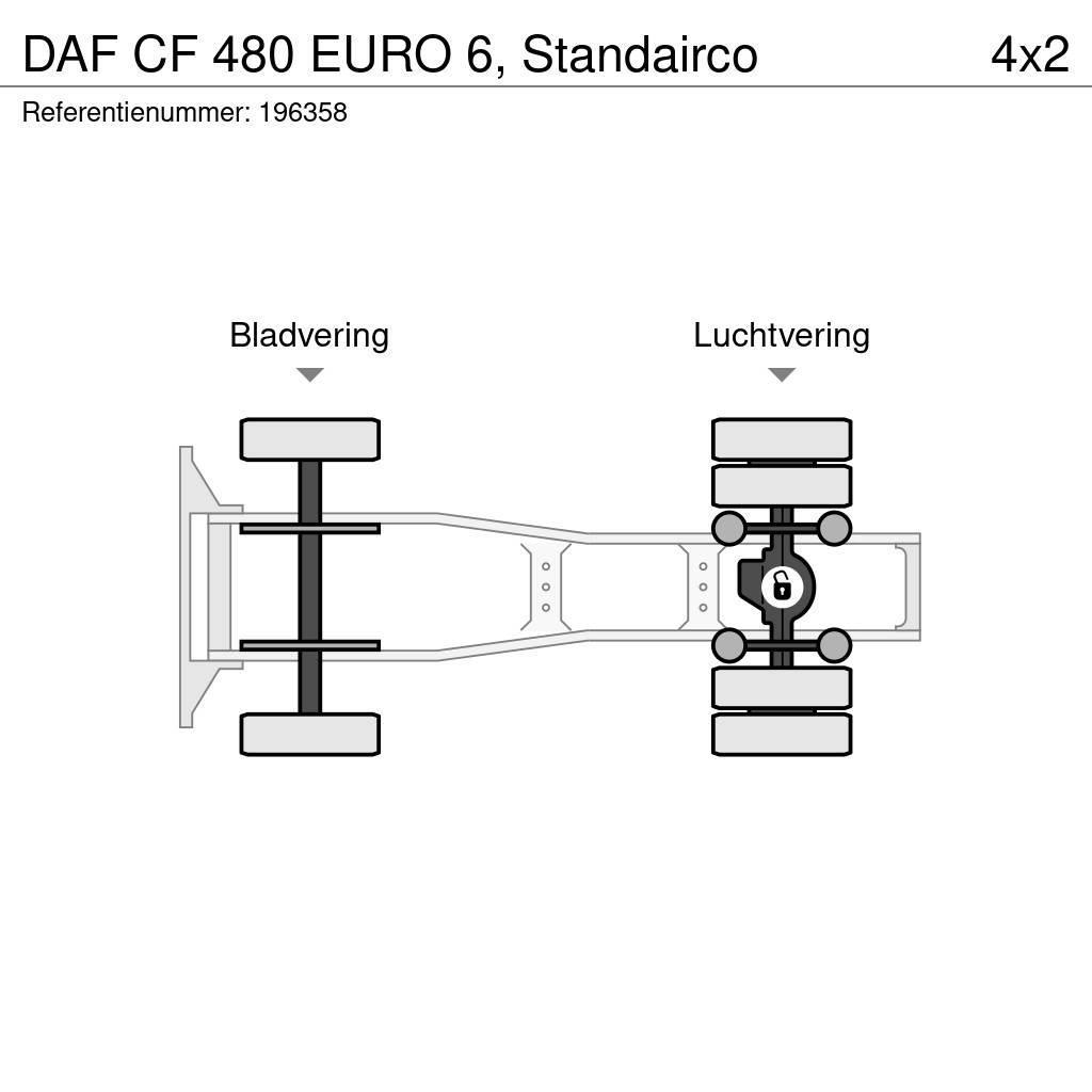 DAF CF 480 EURO 6, Standairco Nyergesvontatók