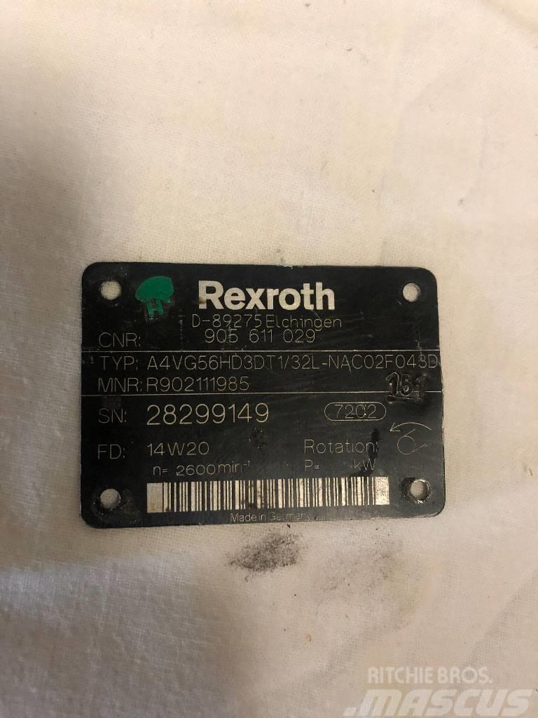Rexroth A4VG56HD3DT1/32L-NAC02FO43D Egyéb alkatrészek