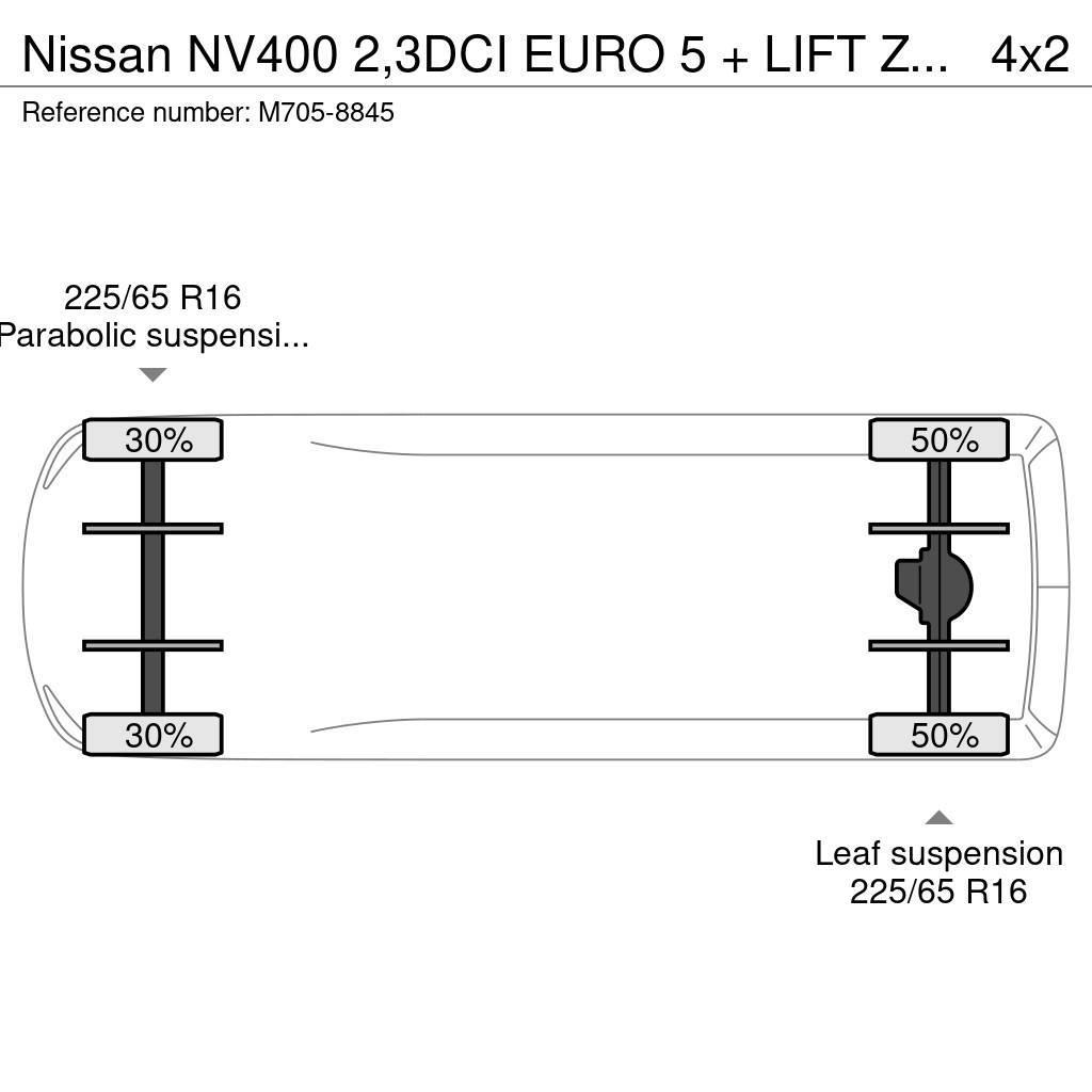 Nissan NV400 2,3DCI EURO 5 + LIFT ZEPRO 750 KG. Egyéb