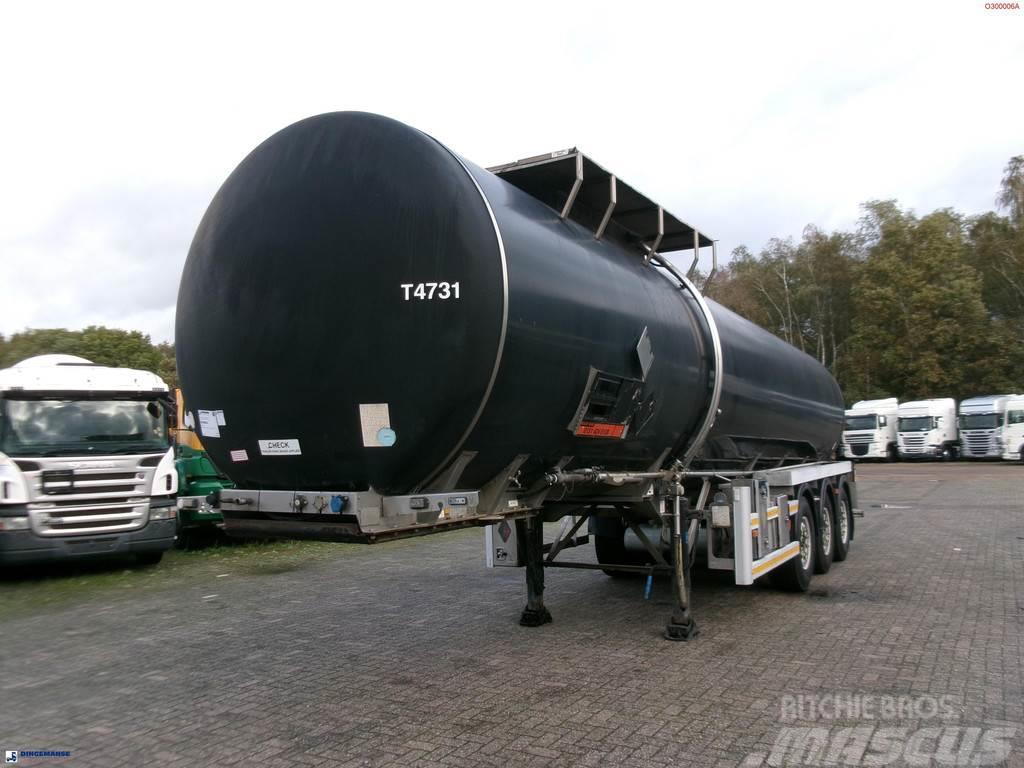 Crossland Bitumen tank inox 33 m3 / 1 comp + ADR L4BN Tartályos félpótkocsik