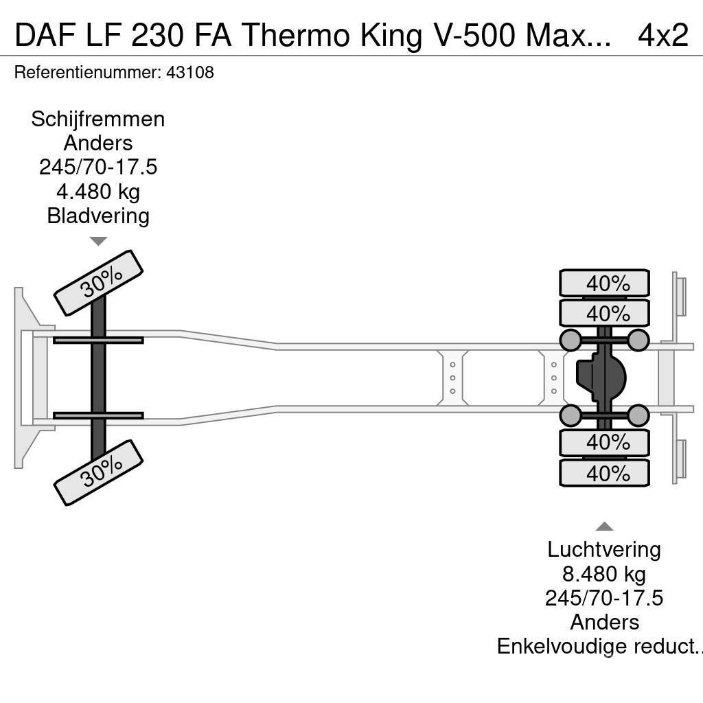 DAF LF 230 FA Thermo King V-500 Max Tiefkühler Dobozos teherautók
