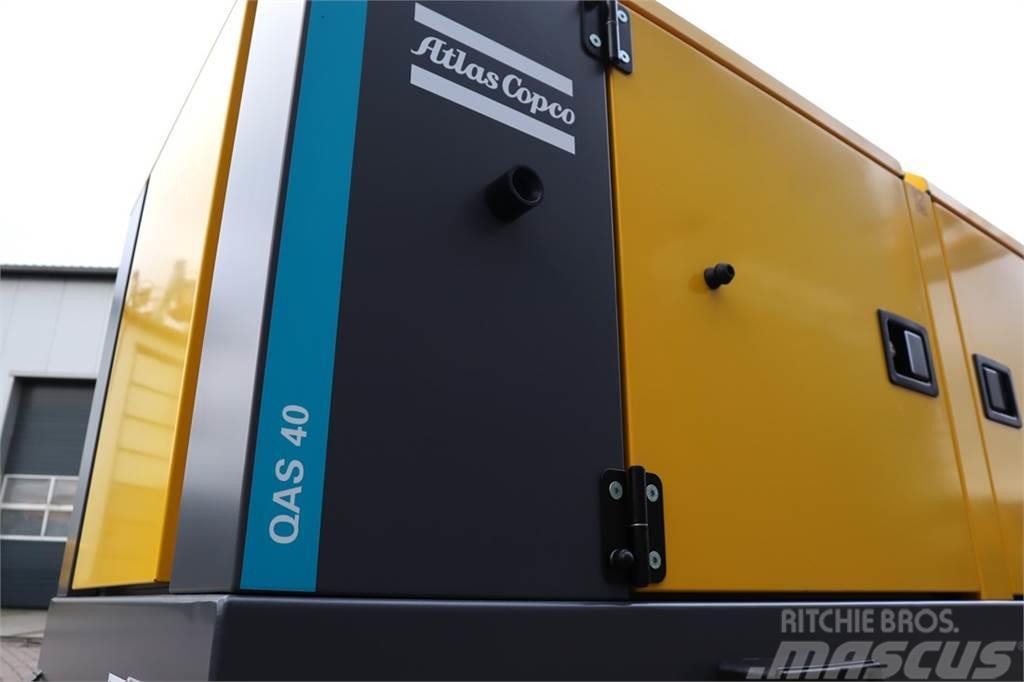 Atlas Copco QAS40 Valid inspection, *Guarantee! Diesel, 40 kVA Dízel áramfejlesztők