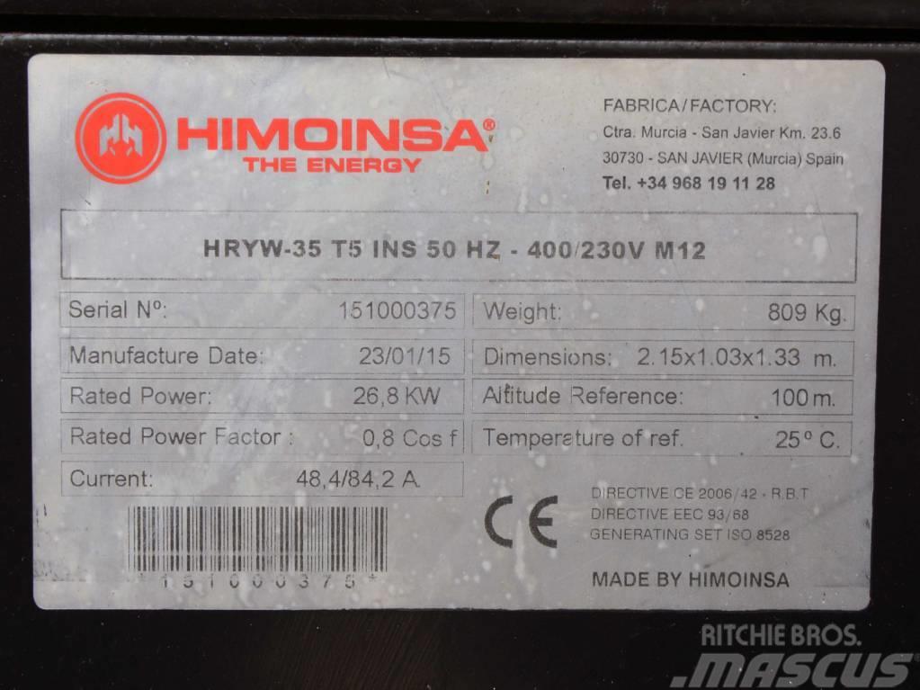 Himoinsa HRYW 35 Dízel áramfejlesztők