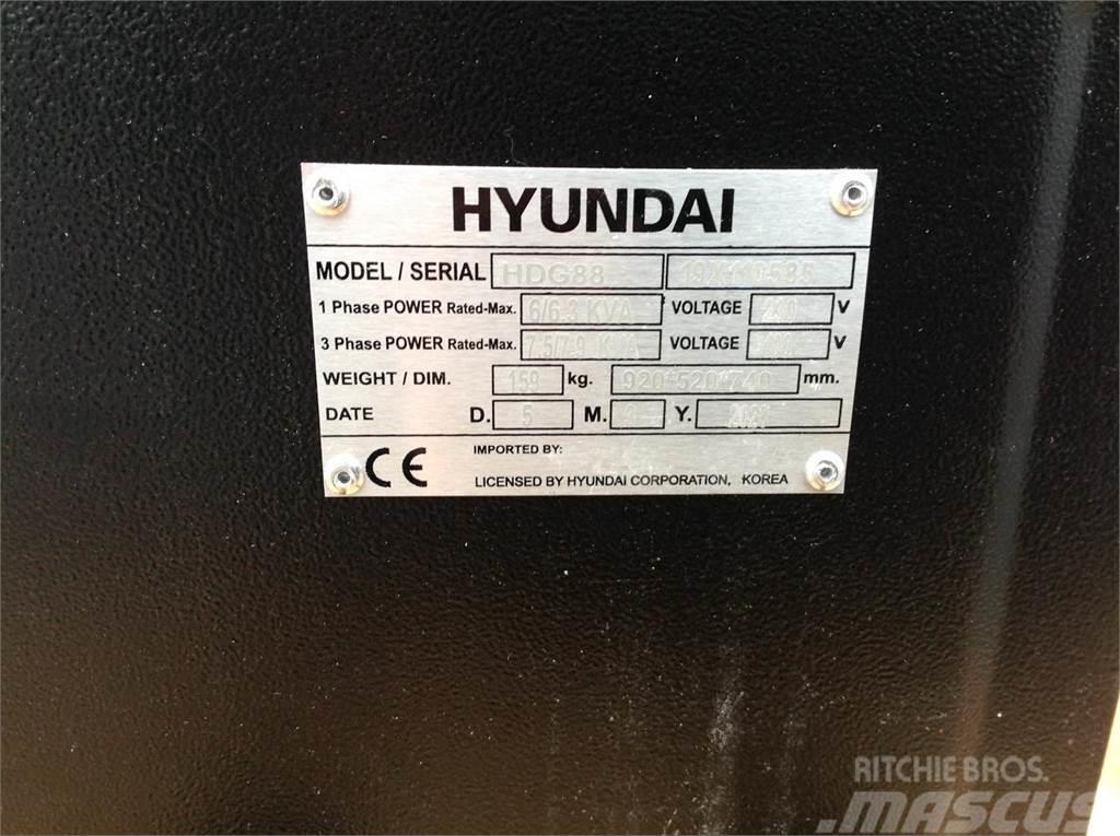 Hyundai Aggregaat HDG 88 Benzin Áramfejlesztők