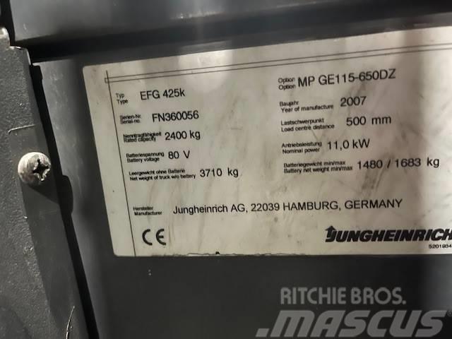 Jungheinrich EFG 425 K Elektromos targoncák