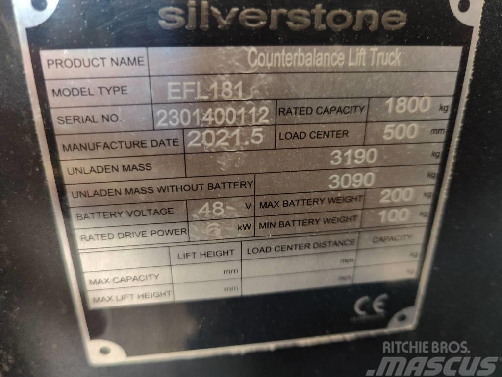 Silverstone EFL181  (RENT244) Elektromos targoncák