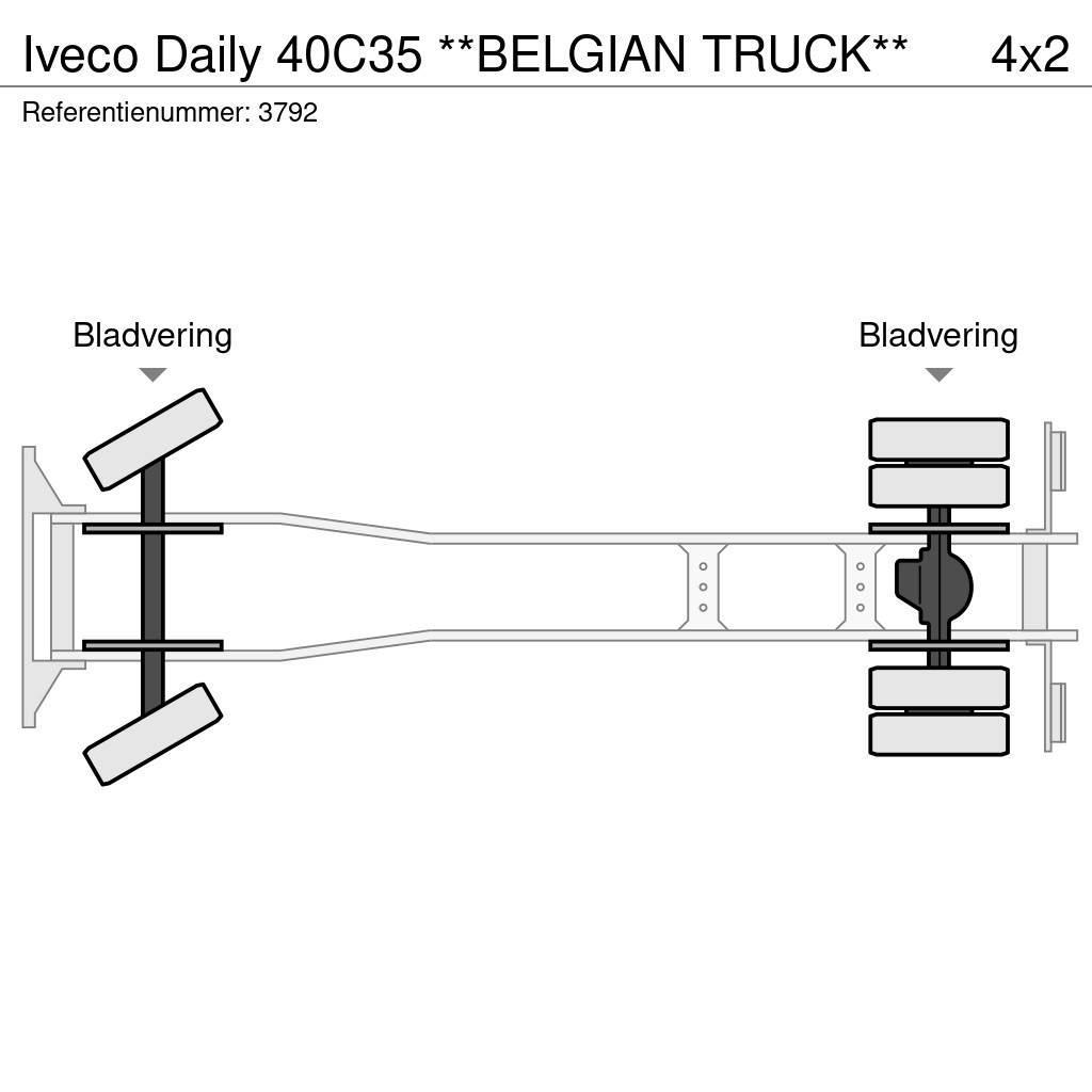 Iveco Daily 40C35 **BELGIAN TRUCK** Dobozos teherautók